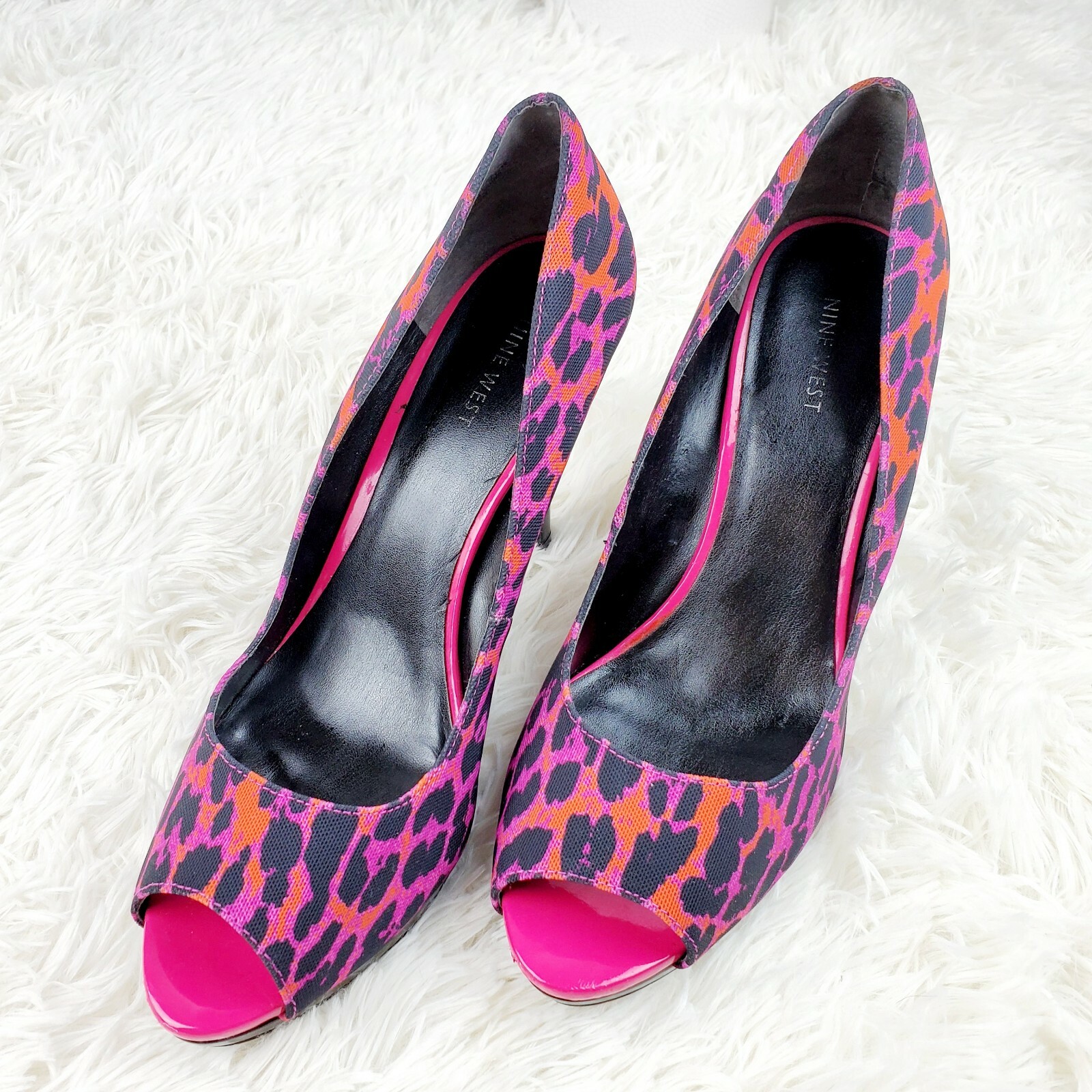 nine west pink heels