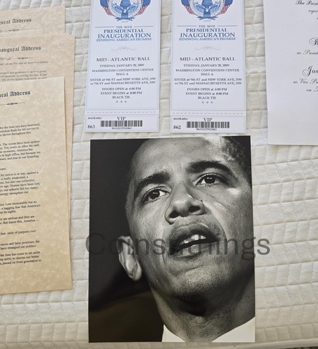 Barack Obama 2009 Presidential Inauguration VIP Ticket Package - Bild 7 von 7