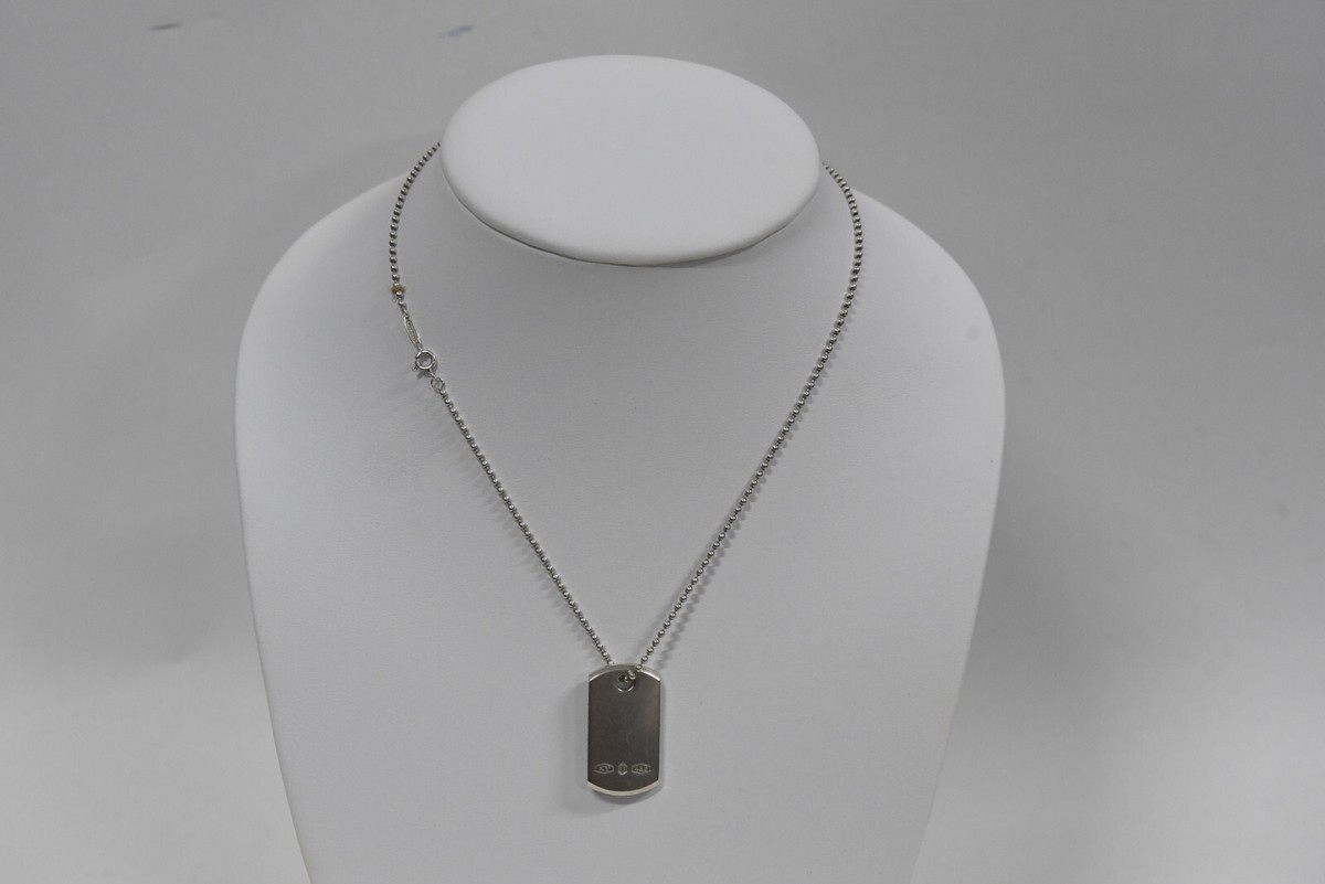 【Tiffany&Co】1837☆silver Makers I.D. Tag ネックレス Tiffany&Co】1837☆silver Makers I.D. Tag ネックレス (Tiffany