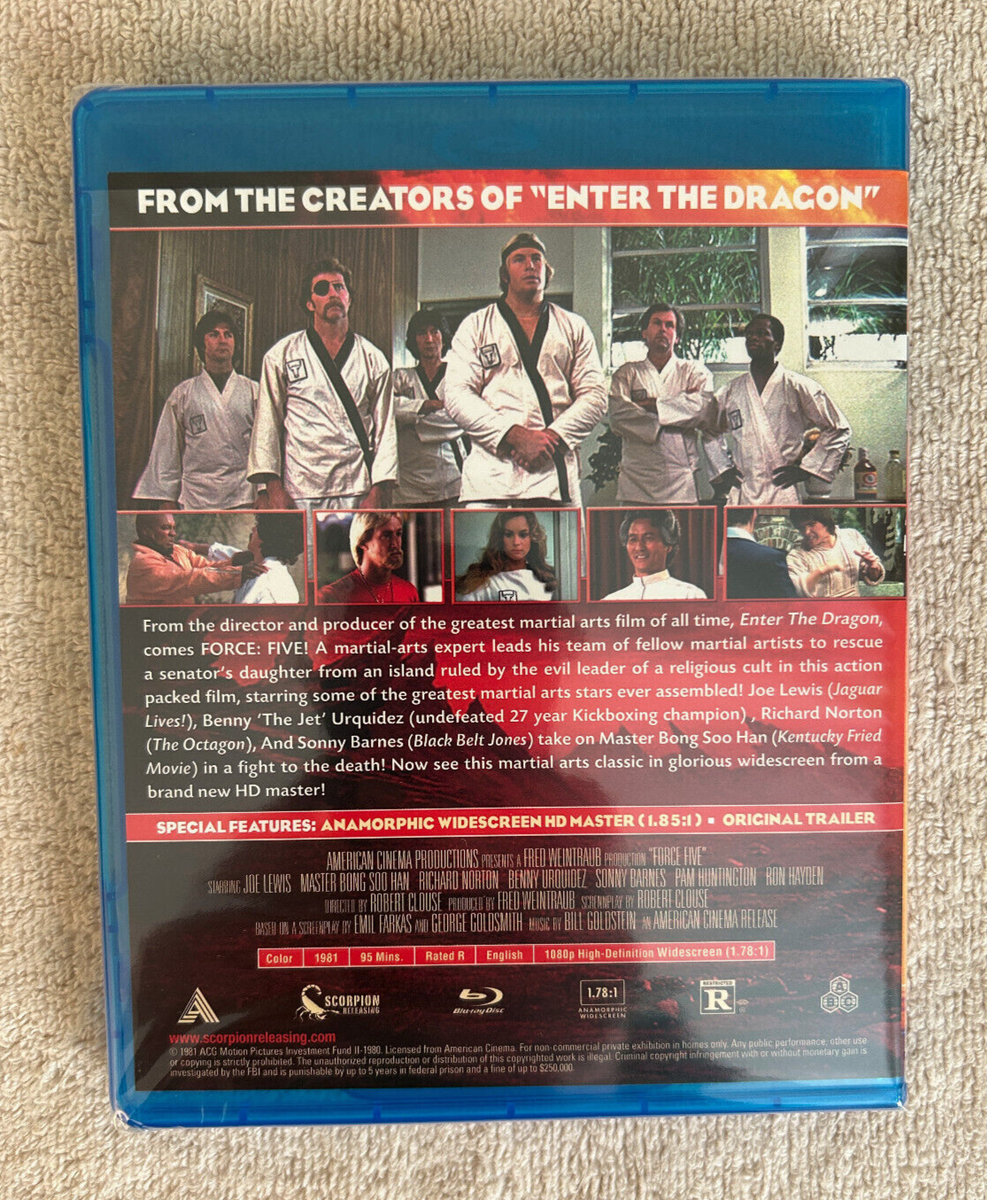Force: Five (1981) Blu-ray Scorpion Releasing 80s Martial Arts