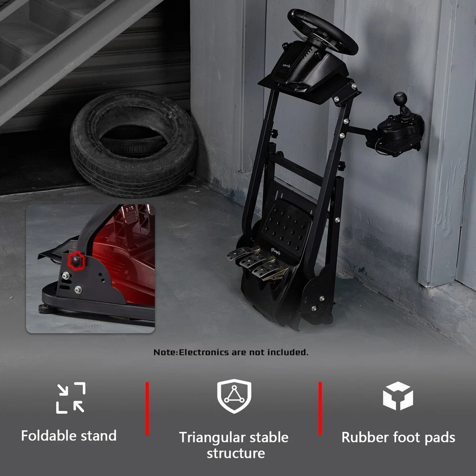 Dardoo G29 Racing Lenkradständer Faltbar Fit Logitech G920 G923 THRUSTMASTER - Bild 3 von 4