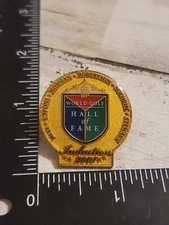 2001 World Golf Hall of Fame Induction Pin Greg Norman Payne Stewart Ut