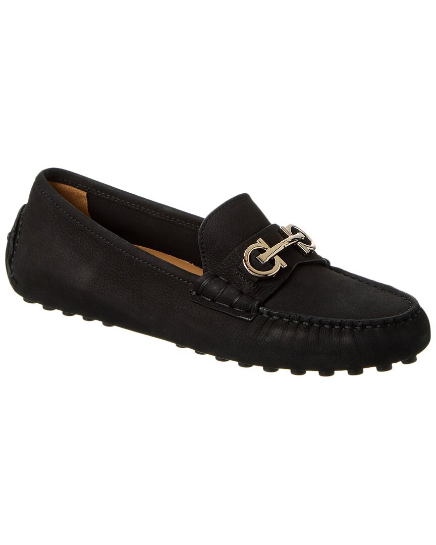 Кожаные мокасины Ferragamo Odilia Женские черные 6 C 85790₽