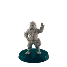 Dwarf Male Shopkeeper - Everyday Folk - Minis - EC3D - - Dungeons & Dragons - RP