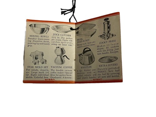 Folleto publicitario de aluminio The Dixie Book & Mirro atajos tareas domésticas vintage - Imagen 11 de 12