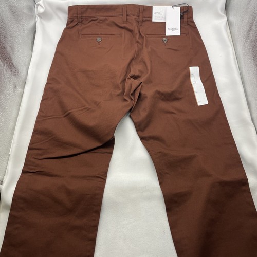 Goodfellow and Co Men's Every Wear Slim Fit Chino Pants Pecan Pie 30 x 32 NWT - Picture 5 of 5