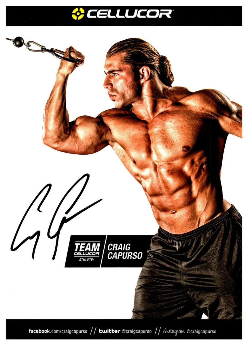 CRAIG CAPURSO Authentic Hand-Signed "Bodybuilding Muscle" 5x7 Photo ~~ |  eBay