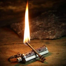 DRAGON’S Fire Starter Matchstick Lighter Waterproof Flint Metal BREATH IMMORTAL