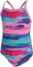 Dolfin Uglies Girls Print 1-Piece in Surf's Up, Size 14