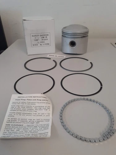 Pair of Standard Size Pistons for Harley-Davidson 1200cc/ 74-in Big Twins