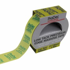 ProDec Advance Low Tack Precision Edge Masking Tape 50 Metre Roll - 1"/1.5"/2"