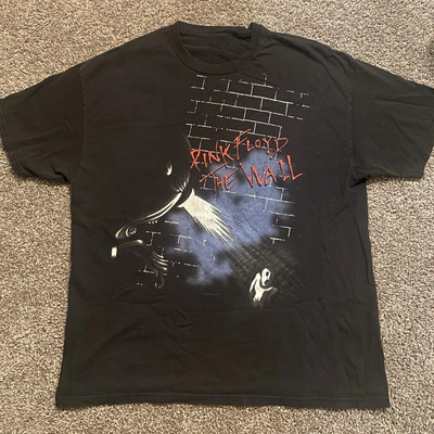 Vintage 2 Sided Pink Floyd The Wall Hanes S-5XL Reprint Tour Shirt