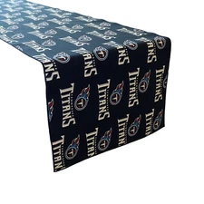 Tennessee Titans Table Runner Sports Football Team Party Table Decor 
