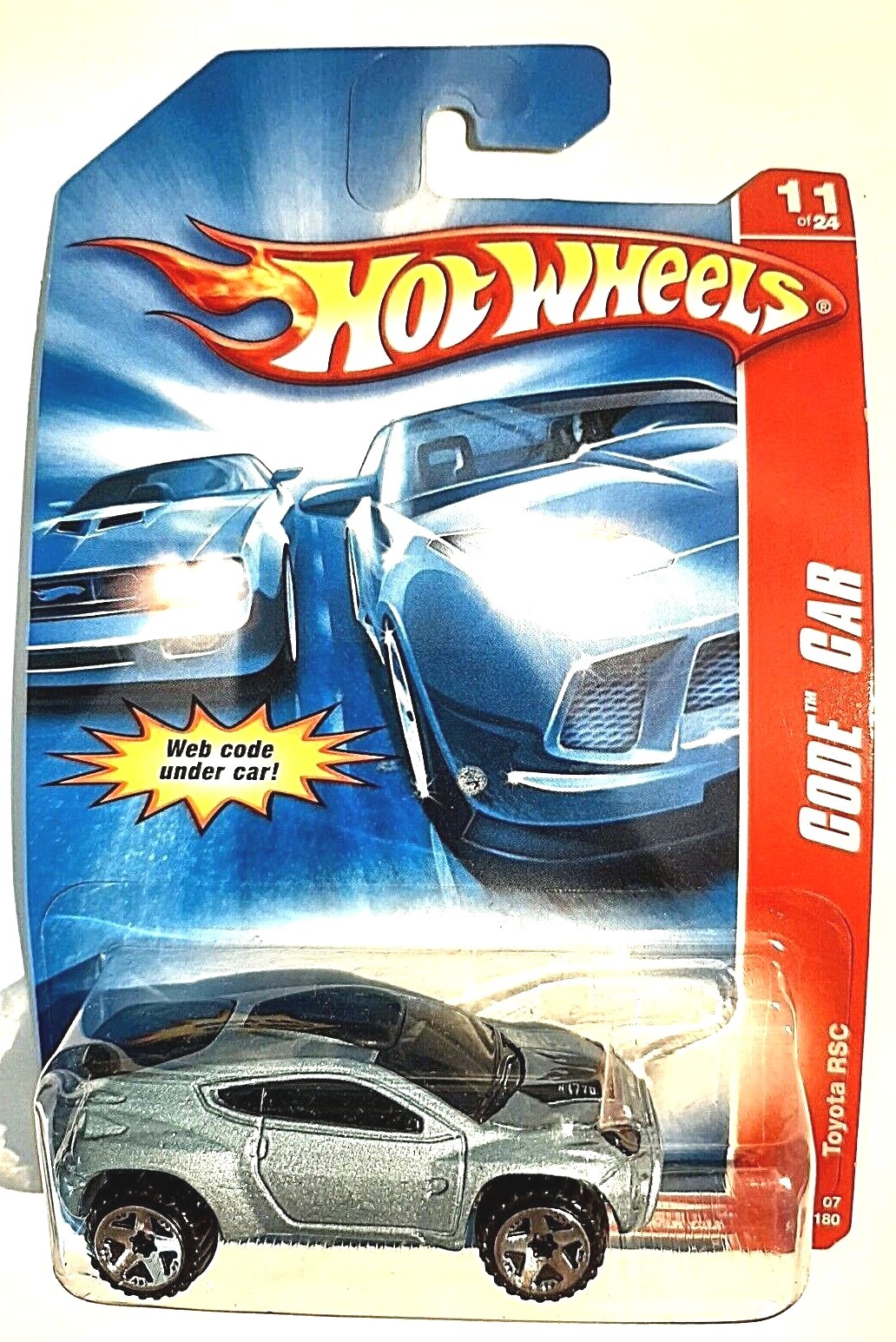 Hot Wheels 2007 11 of 24 CODE CAR Toyota RSC 11/24 new in pack