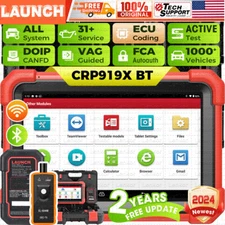 LAUNCH X431 CRP919X BT PRO ELITE Car OBD2 Scanner Diagnostic Tool  Coding