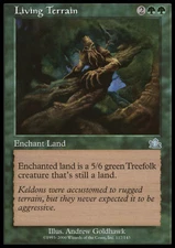 Magic the Gathering MTG Living Terrain (117) Prophecy   LP