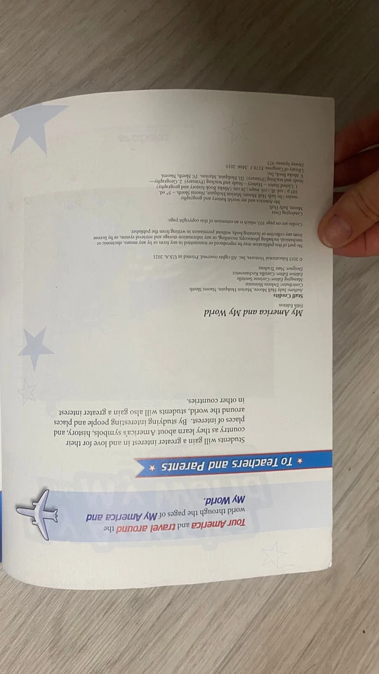 Abeka My America and My World 1st Grade History/Geography Reader Fifth Edition - Image 3 of 4