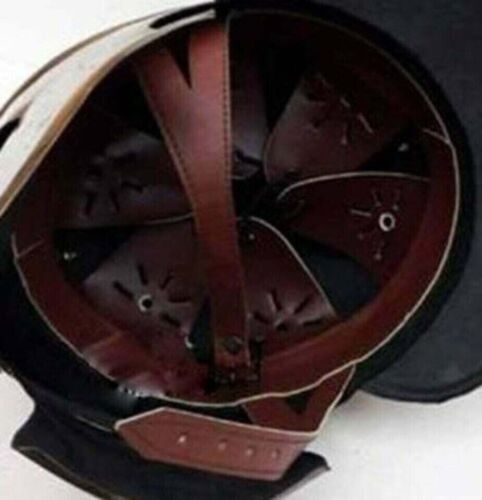 Maschera Elmetto Mandaloriano Nera Serie Star Wars Cosplay Acciaio Indossabile Guerriero - Foto 4 di 4