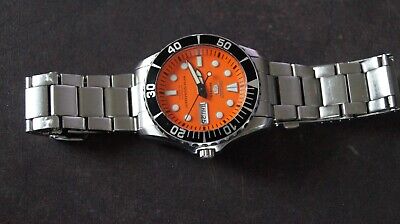 SEIKO 5 Sport Orange Sea Urchin Mini Sumo SNZF19J 7S36-03C0 SEIKO 5 Sport Orange Sea Urchin Mini Sumo SNZF19J 7S36-03C0