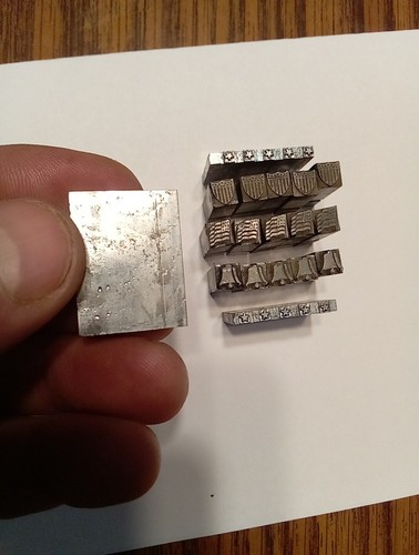 Vintage Lot 18 Lead Letter Printing Antique Press Type Set Blocks Stars Flags - Picture 3 of 9