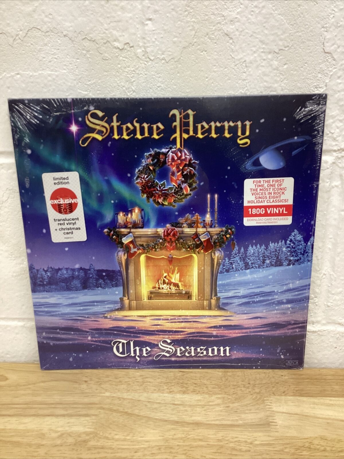 Steve Perry The Season Vinyl LP Limited Edition Red Vinyl w Christmas Card New