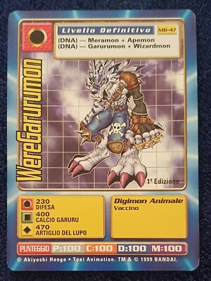 digimon weregarurumon card WereGarurumon (ST16-11)
