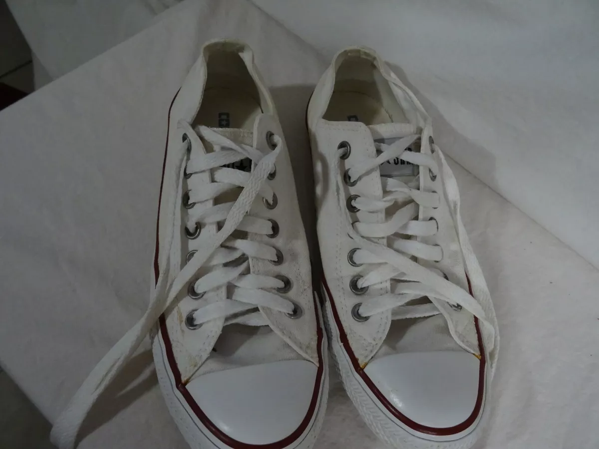 Reparador carne de vaca frio Tenis Converse All Star blancas hechas en Brasil talla 40 EE. UU. talla 7