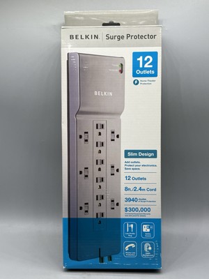 Belkin BE112230-08 12-Outlet Power Strip Surge Protector