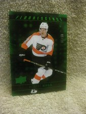 2017-18 Upper Deck Fluorescence Green /10 Robert Hagg #F-34 Rookie RC