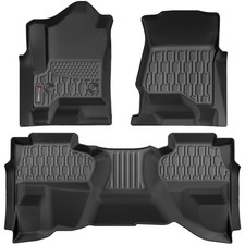 Floor Mats For Chevrolet Silverado Gmc Sierra 1500 Double Cab 2014-2018 Liners Floor Mats For Chevrolet Silverado Gmc Sierra 1500 Double Cab 2014-2018 Liners