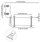 Apluschoice Universal Mounting Hardware Car Awning Accessories Shelter Bracket — photo 5