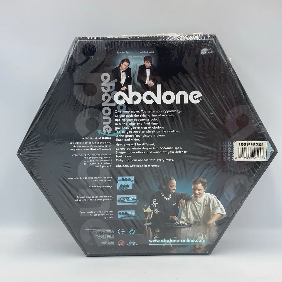 Abalone Marble Board Game 1999 Vintage - Image 2 of 4