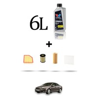 Hoffcar Set Service 4 Filter Und 6L ÖL FüR Volvo S80 II 2.4 D 129Kw Von 2009