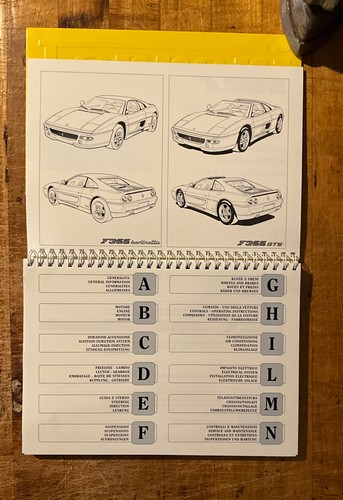 1996 Ferrari F355 | Owners Pouch Set | Coupe w/ Manual | Factory Original - Picture 6 of 11