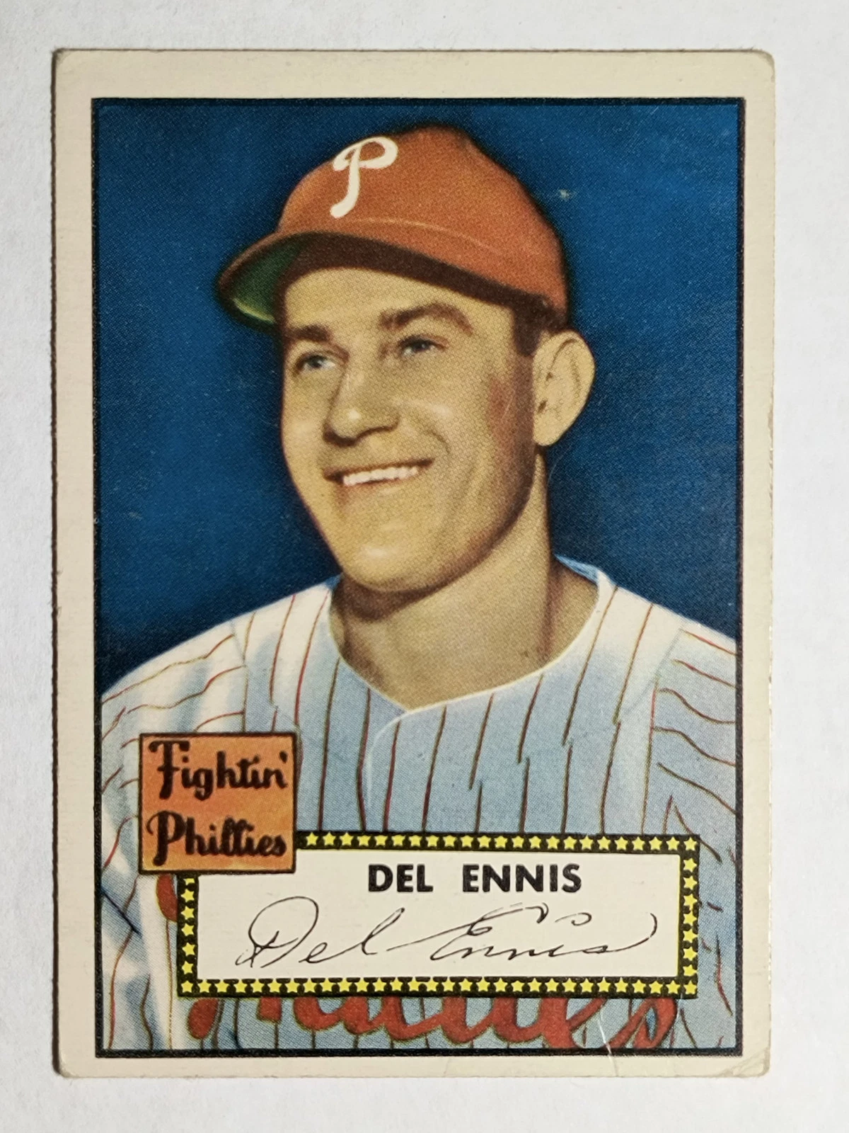 Del Ennis trading card