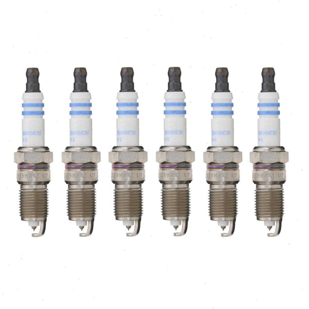 6 pc Bosch Double Iridium Spark Plugs for 2020 Chevrolet Express 2500 4.3L yj