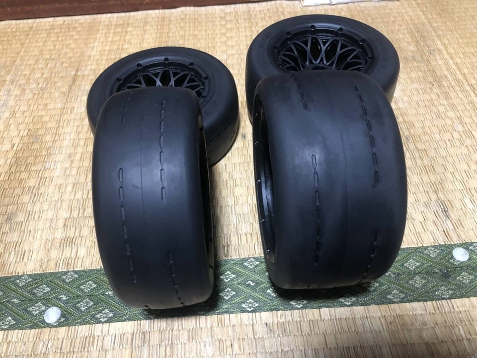 Pneumatici 1/5 RC Benzina Racing Slick Ruote Piatto Profondo HPI BAJA ROVAN... - Immagine 2 di 4