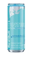 2 Count RED BULL Limited ❄️ Winter Edition 12oz Iced Vanilla Berry SUGAR FREE