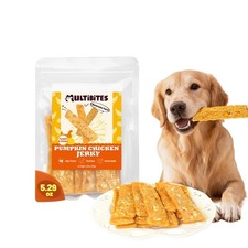 5.29oz Pumpkin  Chicken Jerky Dog Treats - Grain Dog Snacks - All Natural Ch...