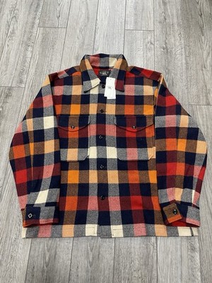 Size XL - Double RL(RRL) 100% Wool Flannel Shirt Jacket $445