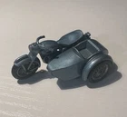 Lesney Matchbox 1960 Series #4 Triumph Motorcycle W/ Side Car Blue T110 England