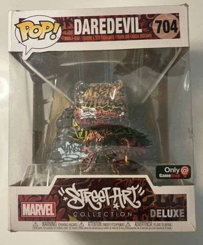 Funko POP! Marvel Street Art Daredevil #704 GameStop Exclusive Vinyl Figure NIB