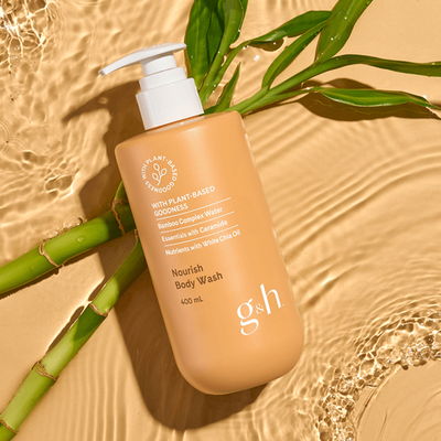 G&H NOURISH+ ボディローション & ボディウォッシュ セット 400 AMWAY-G&H Nourish Body Wash & Body Lotion - 400ML EACH (1