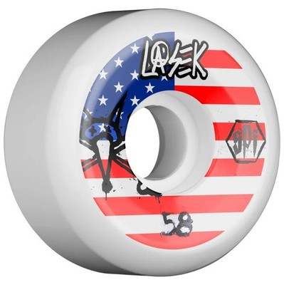 Powell Peralta BONES SPF Bucky Lasek USA Skateboard Wheels 58mm 84b WHITE