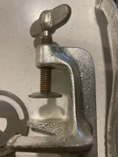 Vintage Cast Iron Climax #51 Food Meat Chopper Grinder 3 Blades