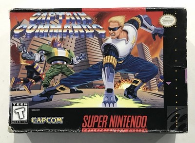 Captain Commando (Super Nintendo SNES) Box Only - Authentic - Rare Capcom 1995
