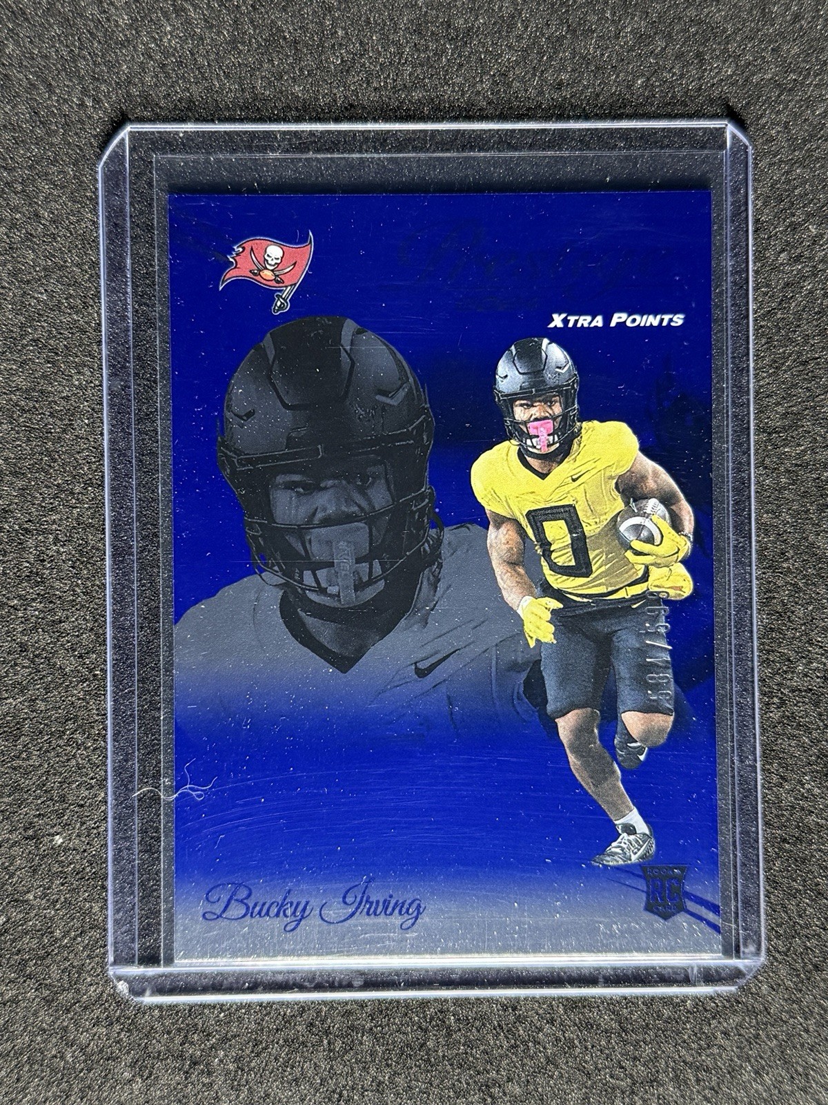 2024 Panini Prestige #379 Bucky Irving (RC) Blue Xtra Points/599