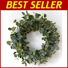 Elegant Eucalyptus Wreath - Perfect Front Door Decor