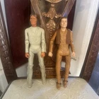 Vintage 1967 MARX Geronimo & Johnny West Action Figures Solid Joints B30
