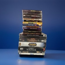 Huge Pc Game Bundle Of 20 Doom, Duke Nukem, World Of Warcraft, Matrix, Sims Etc